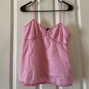 Vintage GAP Pink striped cami